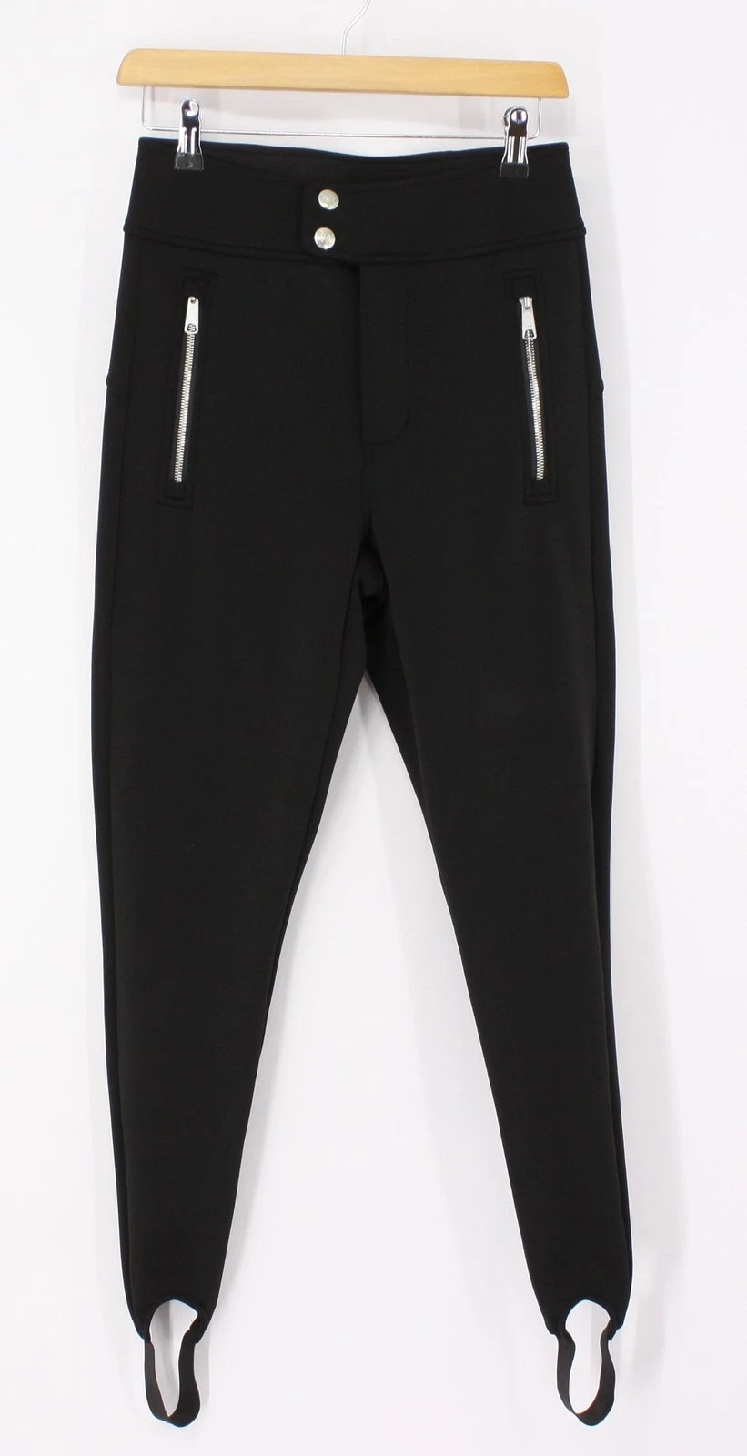 HOLDEN WOMENS STRECH STIRRUP PANTS TROUSERS SIZE S BLACK RRP £220 IB