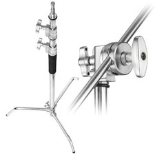 Flashpoint 10' C Century Light Stand on Turtle Base Kit w/40" Grip Arm  2 Gob