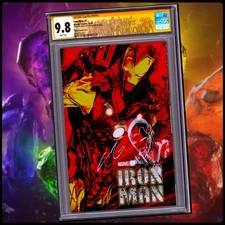 IRON MAN #1 CGC 9.8 SS SIGNED AND REMARKED BY JOHN GIANG 🔥CUSTOM LABEL
