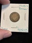 1908 D Barber Dime Circulated “925023”  United States 10c Silver