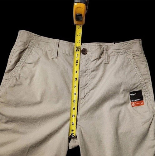Men's Urban Pipeline 11-inch Ultimate Flat Front Shorts Size 34 Feather Khaki - Picture 6 of 10