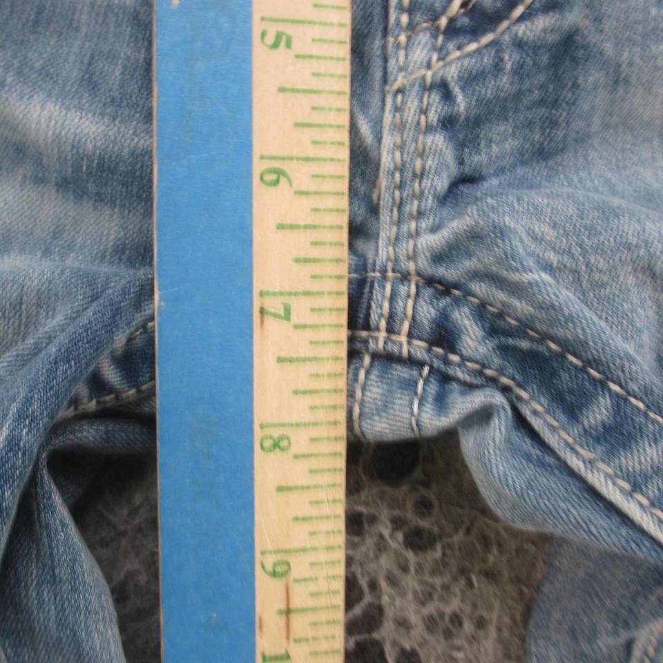 Pantalones de mezclilla ajustados lavado claro Miss Me para mujer 28 bolsillos adornados JD1054S2 Foto 4 de 4