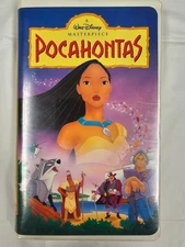 Disney Pocahontas Masterpiece Collection Clamshell & VHS