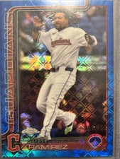 2025 Topps Chrome - Jose Ramirez #12 Blue Logofractor /150