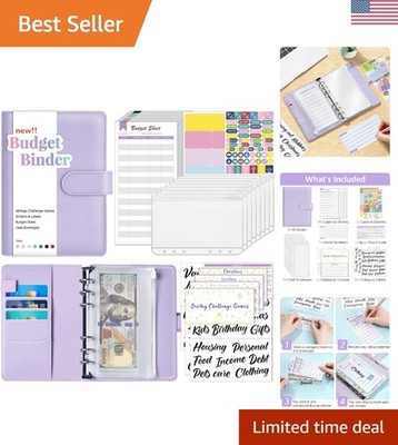 Budget Binder with Money Saving Challenge, Money Saving Binder with Cash Enve...