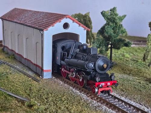 Rivarossi 1133, H0, FS, Locomotiva a Vapore Gr.623 114 | Condition: Usato