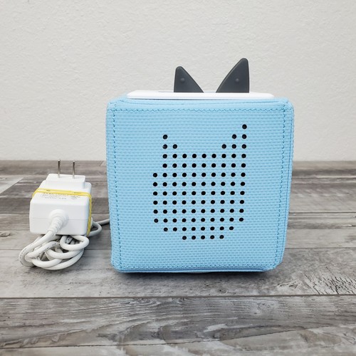 Tonies Toniebox Audio Player Box Player & Charger Blue Tested Works No Figurines