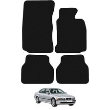 For BMW 5 Series E39 95 - 2003 Fully Tailored Black Car Floor Mats Carpet 4pc