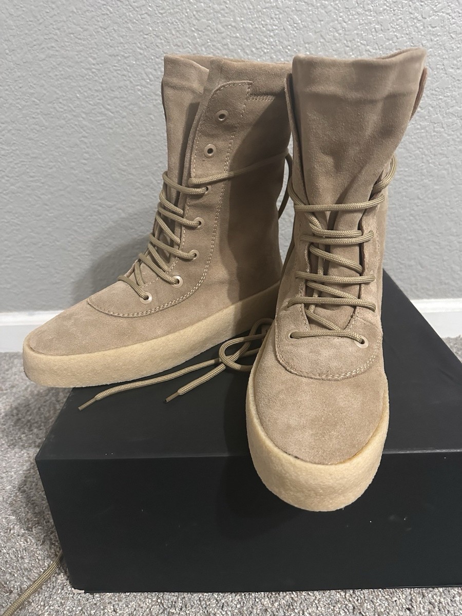 Yeezy Season 2 Crepe Boots Taupe Men