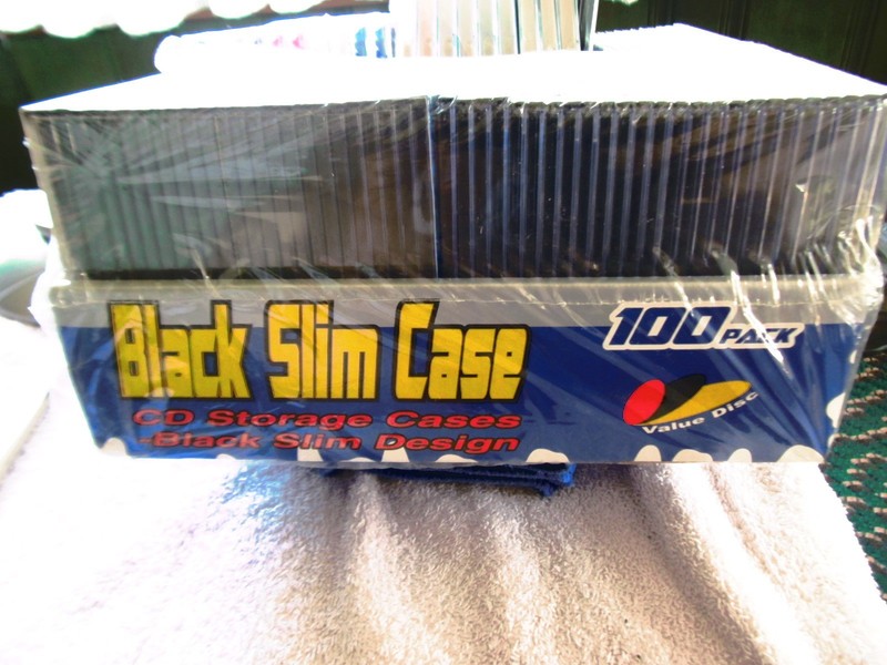 Slim CDcases-62, Multi color thick (HD) cases-19.