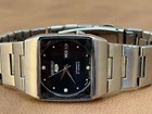 Vintage Seiko 5 Automatic 21 Jewels Black Dial Japan Spare/Repair (553)