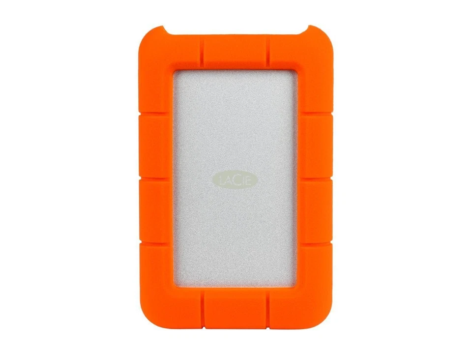 LaCie 4TB Rugged Mini External Hard Drive USB 3.0 Model LAC9000633 Orange, Drop - Image 2 of 4