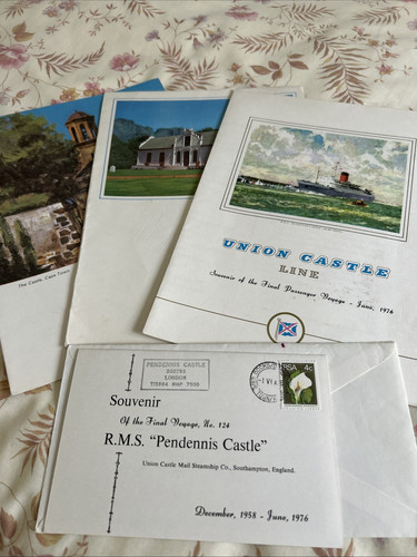 Vintage Union Castle Line Souvenirs of Pendennis Castle - Picture 4 of 5