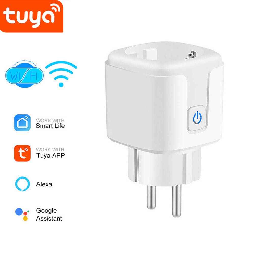 Smart Plug WiFi Socket EU 16A Timing Function Tuya SmartLife APP ForAlexa Google-image