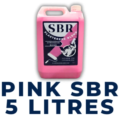 PINK 5L Plasterers Blend SBR Bonding Agent | Primer | Latex Admixture