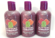 Bath Body Works Temptations Glittery Gumdrop 3in1 Wash x3 Travel Size 4oz