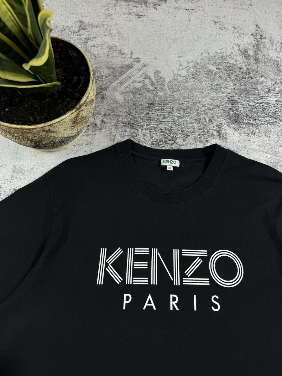 Vintage Kenzo Paris Big Logo Luxury T Shirt | eBay