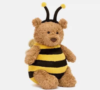 Barcelona Bear Bumblebee Costume Plush Toy - Bee Bear Gift for Boys and Girls