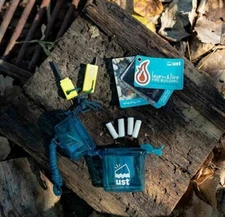 UST Live and Learn Fire Starting Kit Reference Guide Sparkforce Light-Me Tinder