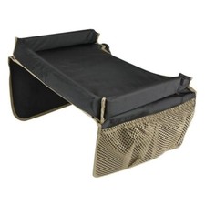 Star Kids Snack  Play Travel Tray - Nylon  Mesh Navy Blue for Car/Plane Trips