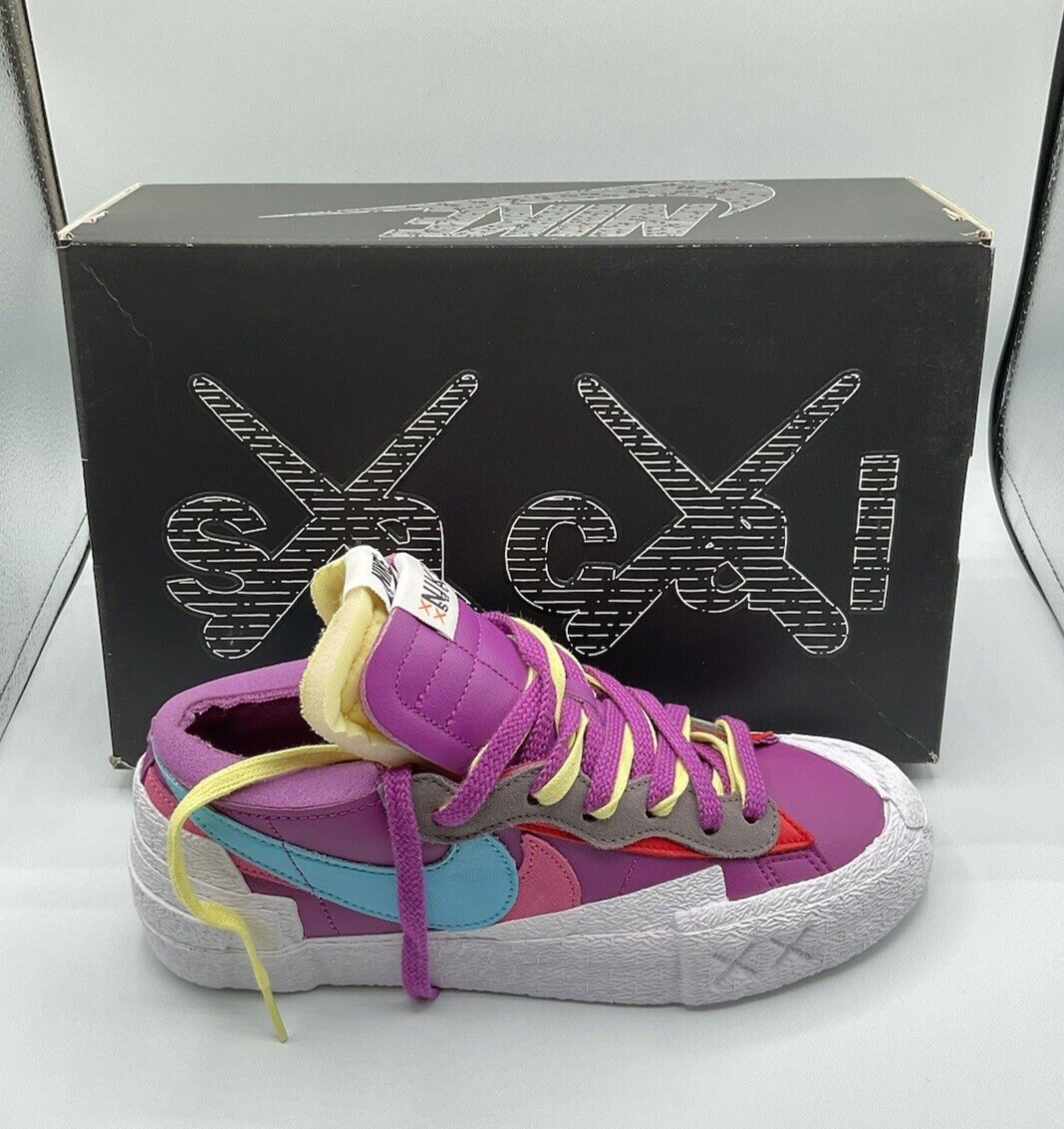 SACAI X NIKE Nike Blazer X Sacai KAWS Viola Crepuscolo Sneakers Basse USM8.5 W10