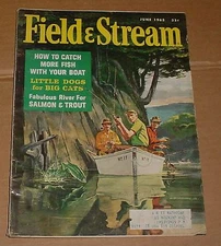 6/1963 Field & Stream Magazine Garcia Mitchell Fold Out