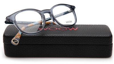 NEW WOOW Heat Up 2 Col 4012 Blue Gray EYEGLASSES FRAME 49-20-144 B42mm