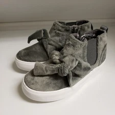 Capelli New York Infant Toddler Girls Fashion Bow Sneakers Size 8