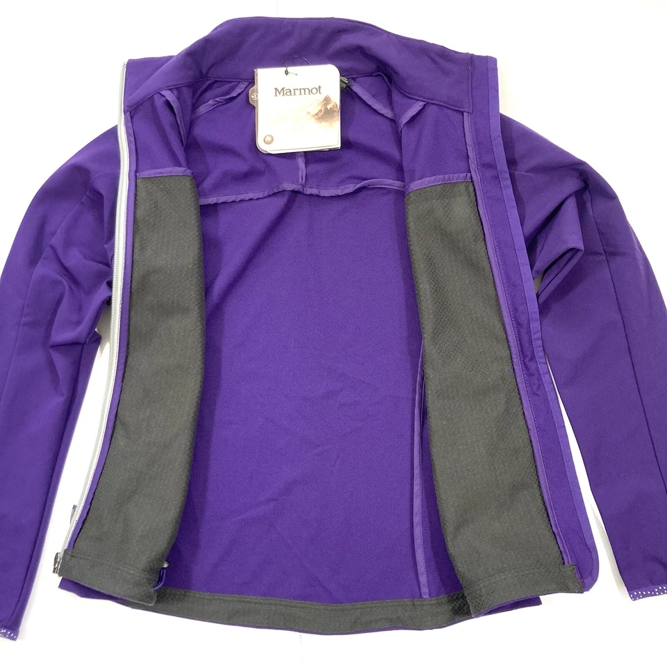 Marmot M3 Aber Softshell Womens Jacket Purple Outdoor Walking Active Size S BNWT - Image 4 of 4