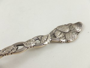 Tiffany Sterling Silver Strawberry Pattern Casserole Server 