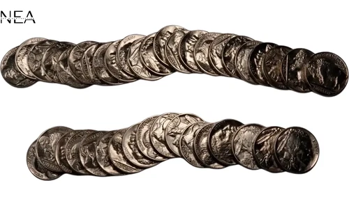 1936 Buffalo Nickel Roll/Lot ~ Borderline Uncirculated (AU+) ~ 40 Coins