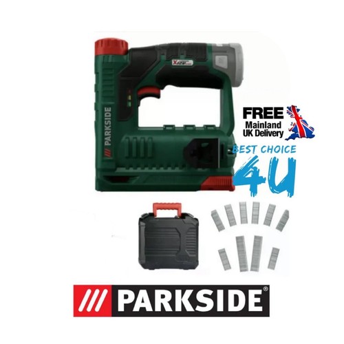 Parkside 12V Cordless Nailer Stapler Gun Bare Unit eBay