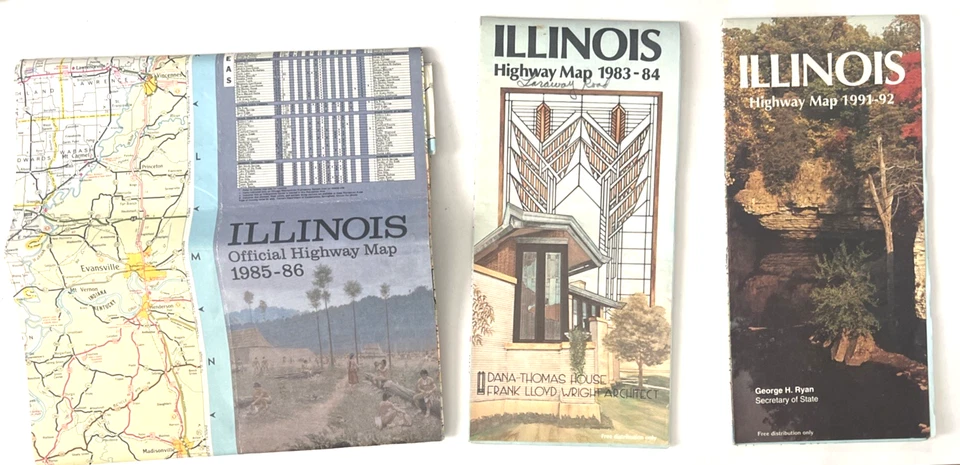 Vintage Road Maps & Travel Brochures Lot – Highway, State, City Maps Collection - Image 3 of 4