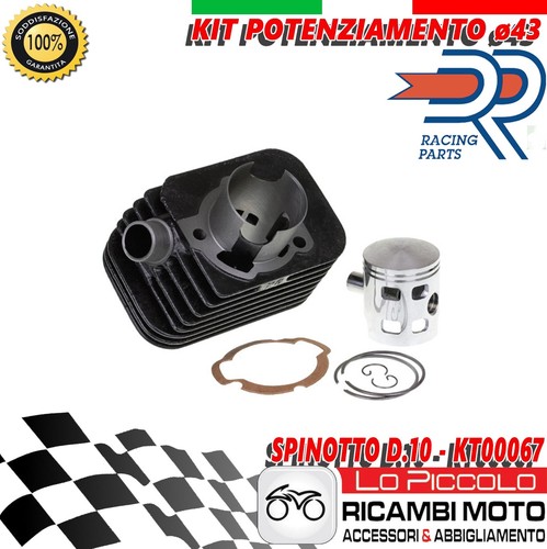 Kt00067 Gruppo Termico Dr D.43 Sp.10 Modifica 65cc Piaggio Si 50 2t 79 - Foto 8