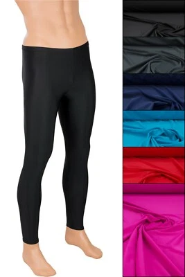 Herren Leggings matte Farben stretch hauteng lange elastische Sporthose Leggin - Bild 1 von 2