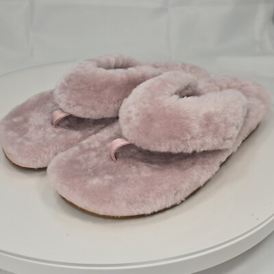 Olukai Kipe'a Heu Women No Size Tapa Shearling Fuzzy Thong