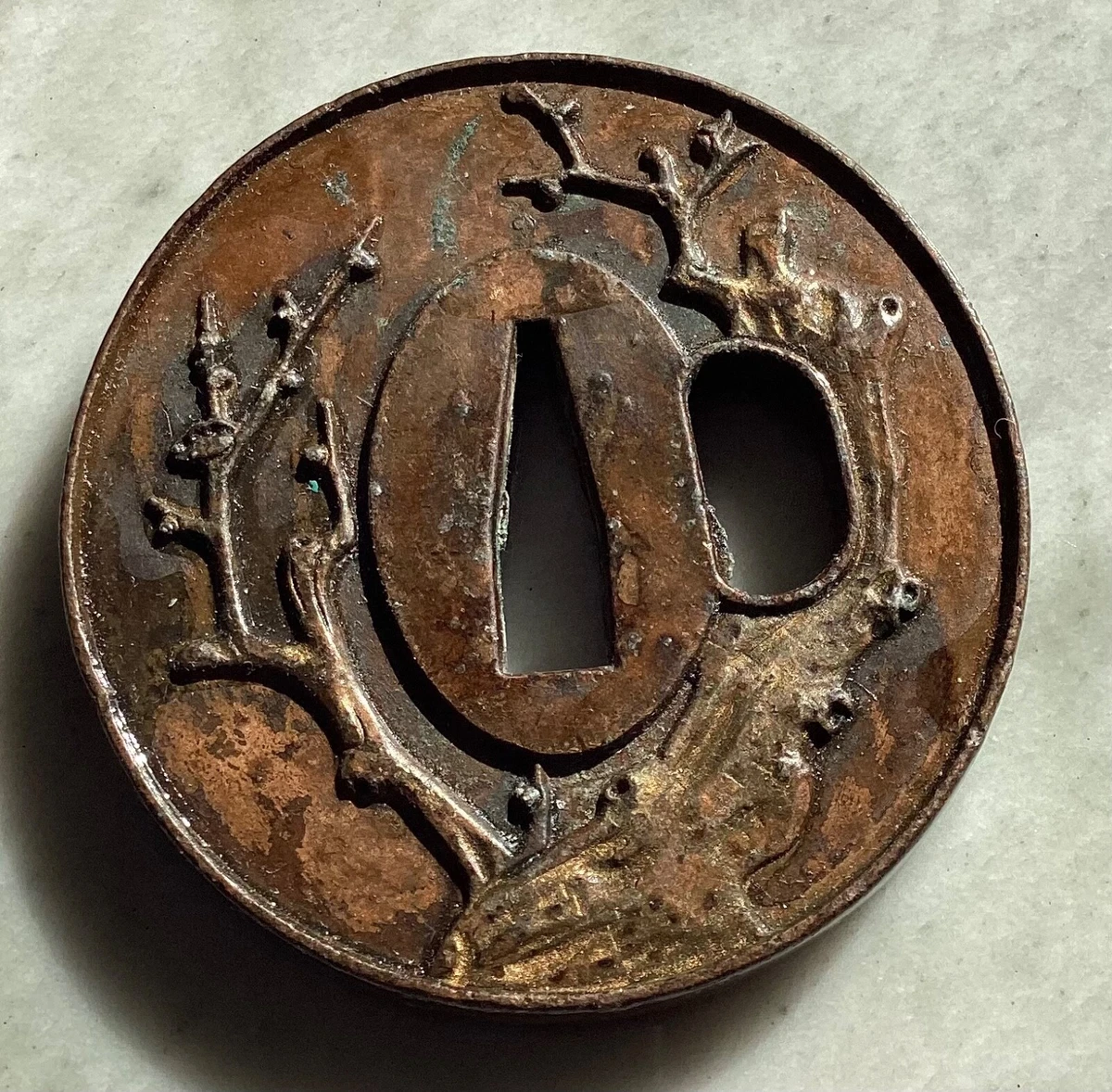 古董日本刀镡| eBay