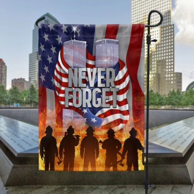 Patriot Day September 11th Never Forget Twin Tower Memorial Flag Graden Flag