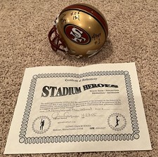 Joe Perry HOF 61 Signed Mini