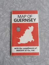 1980s Vintage Alderney Map & Tourist Leaflets 1982 Alderney Pottery Promo VGC!