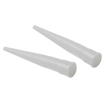 Convenient Pack of 20 Plastic Caulking Nozzles for Perfect Sealant Application