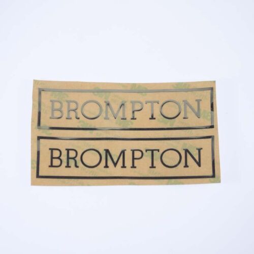 F+ Brompton/Brompton Style Metallic Frame Decal Sticker Accessories - Afbeelding 1 van 8