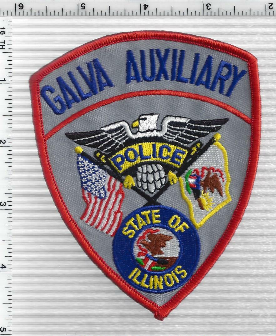 Galva Police (Illinois) 1st Issue Auxiliary Shoulder Patch eBay