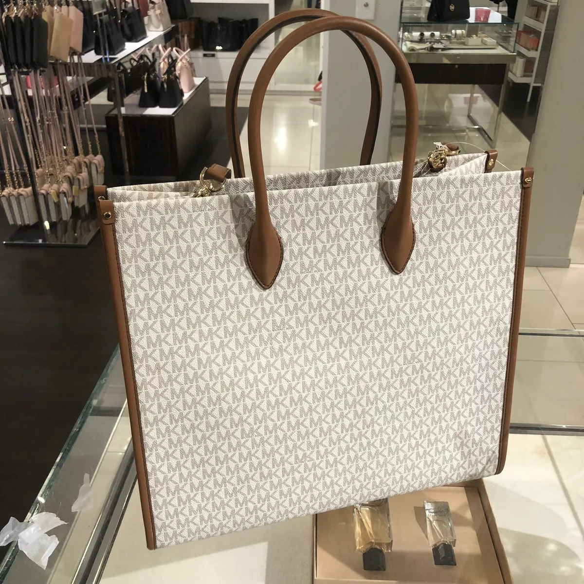 Michael Kors Mirella Large Signature MK Tote Bag