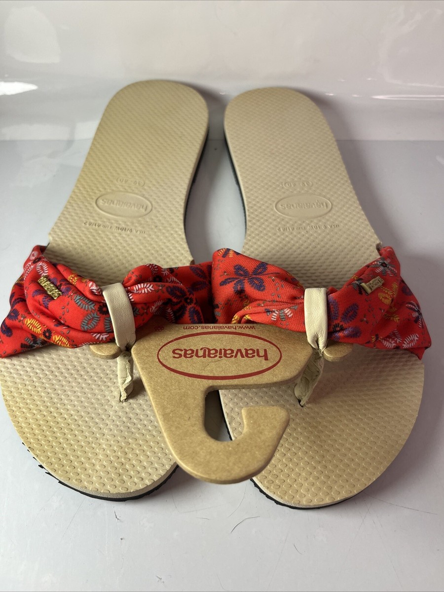 Havaianas Beige and Orange Flip Flops Havaianas Women main image 3