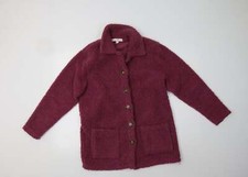 Julipa Womens Purple Overcoat Coat Size 10