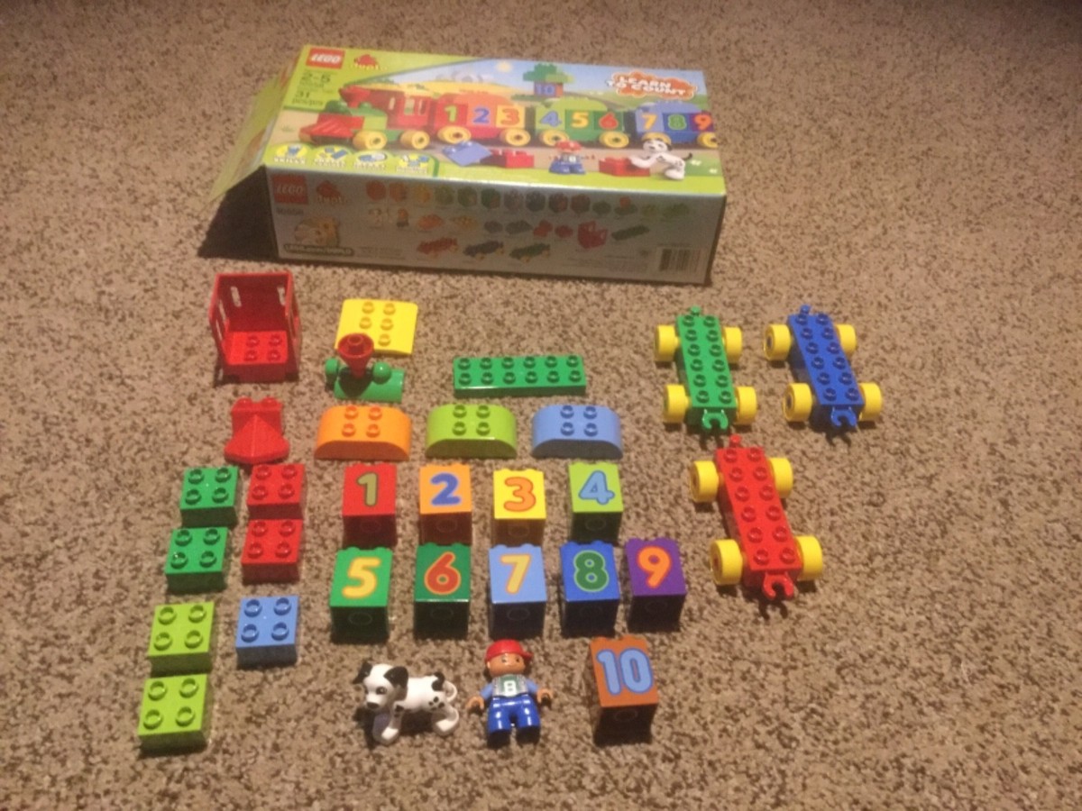 Pre Owned LEGO DUPLO 10558 - Zahlenzug. The Number Train. COMPLETE
