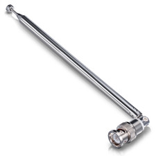 Portable 765mm Radio Scanner BNC Male Telescopic Antenna Q9 UHF for Amateur