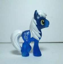 2013 My Little Pony FiM Blind Bag Wave #8 2" Transparent Neon Royal Riff Figure