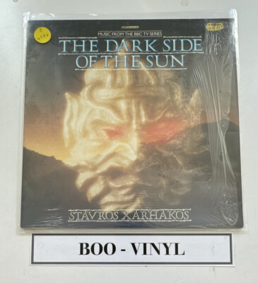 STAVROS XARHAKOS.. The Dark Side Of The Sun  BBC TV SERIES LP Record EX / EX